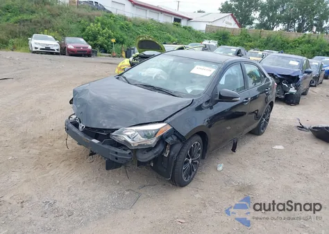 2015 Toyota Corolla S Plus из США, поврежденный, VIN 5YFBURHEXFP343656